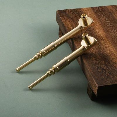 甘肃兰州泰和甘字一口香纯铜烟杆