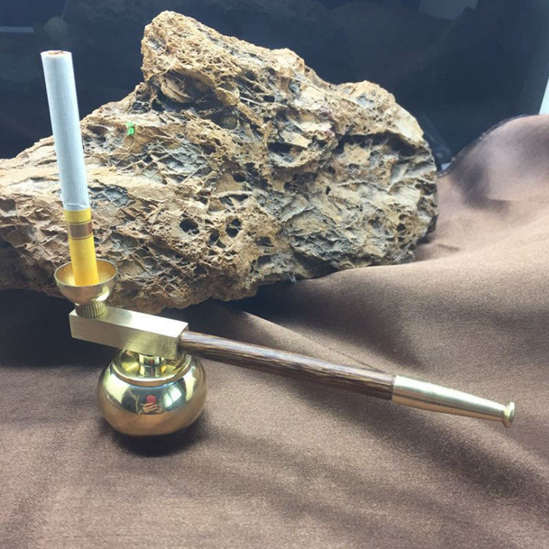 纯铜实木水烟壶烟嘴烟袋