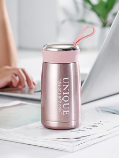 日本进口MUJIE水杯保温杯女士精致简约可爱便携小巧ins学生日系