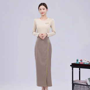 高级美容院工作服女美容师养生馆新款美业洋气专用制服皮肤管理师