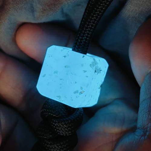 SSD工作室金箔树脂刀坠夜光伞绳背包挂坠DIY珠折刀钥匙扣挂件吊坠