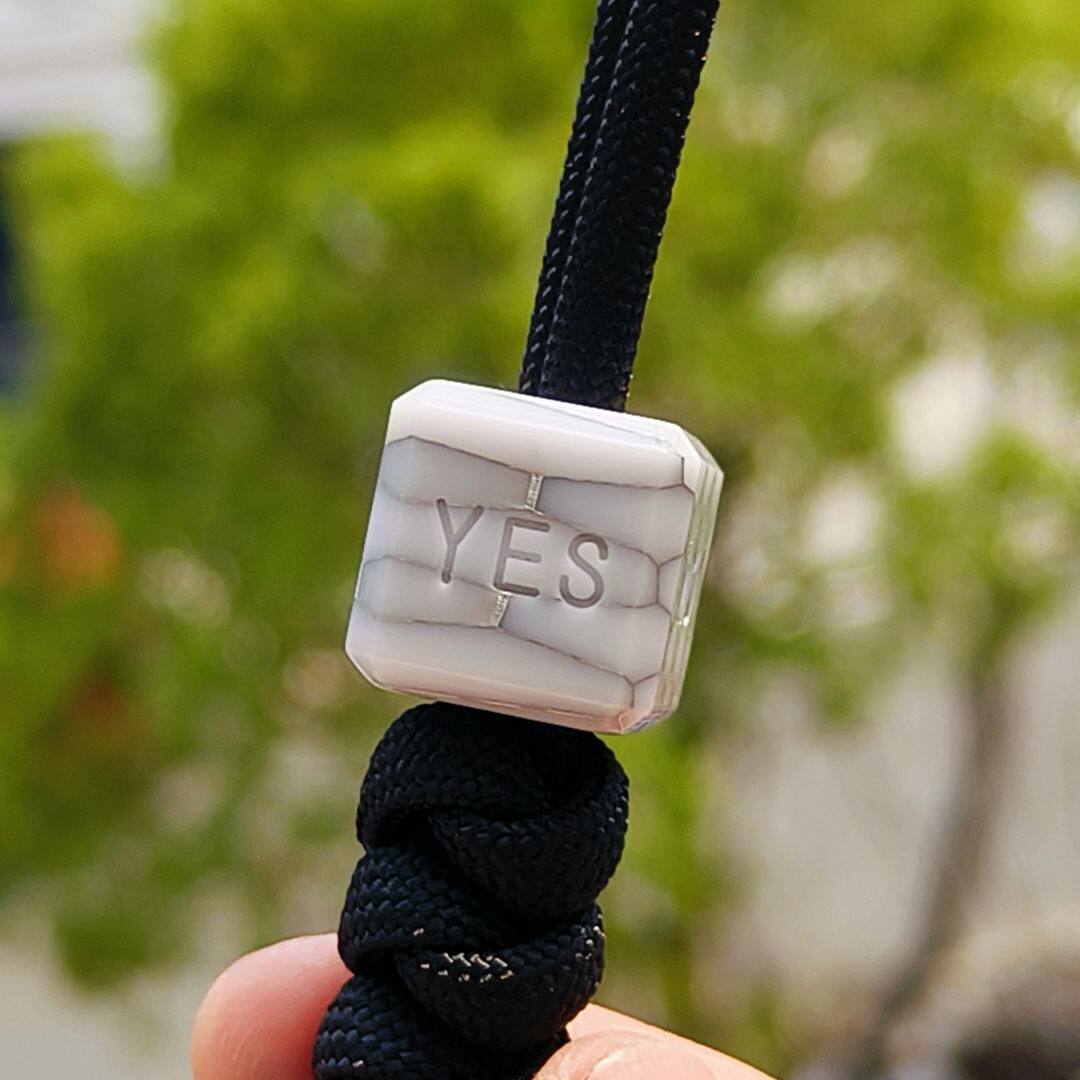 SSD工作室网纹树脂刀坠EDC伞绳背包挂坠DIY珠折刀钥匙扣挂件吊坠
