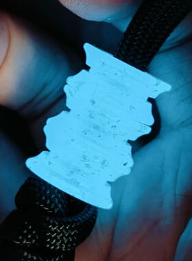 SSD工作室金箔树脂刀坠夜光伞绳背包挂坠DIY珠折刀钥匙扣三个一组