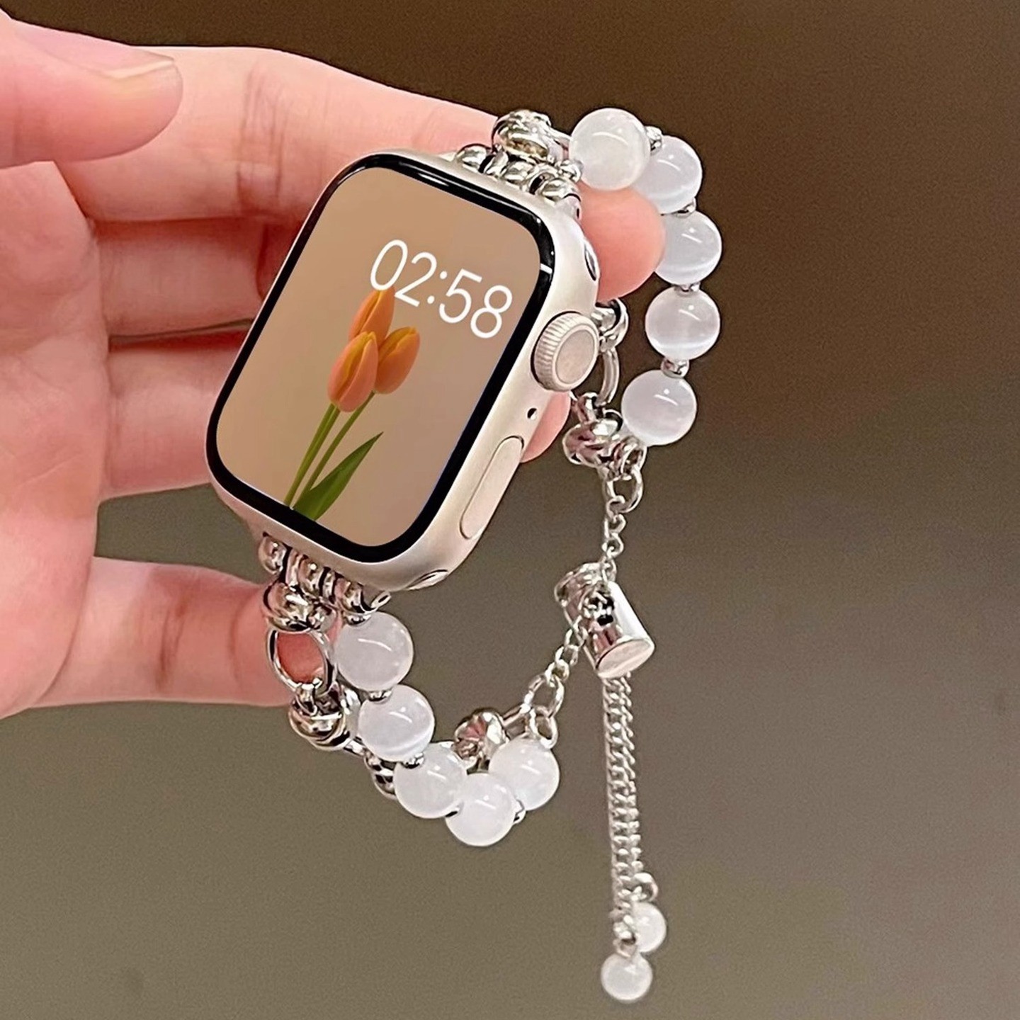 苹果手表表带iwatchs9猫眼石小香风女款手链apples10腕带适用87se,智能设备,智能手表手环表带/腕带,淘宝优惠券,粉丝福利购,淘宝优惠卷