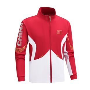 新品中国队春款运动茄克情侣款运动立领外套体育生训练跑步运动服