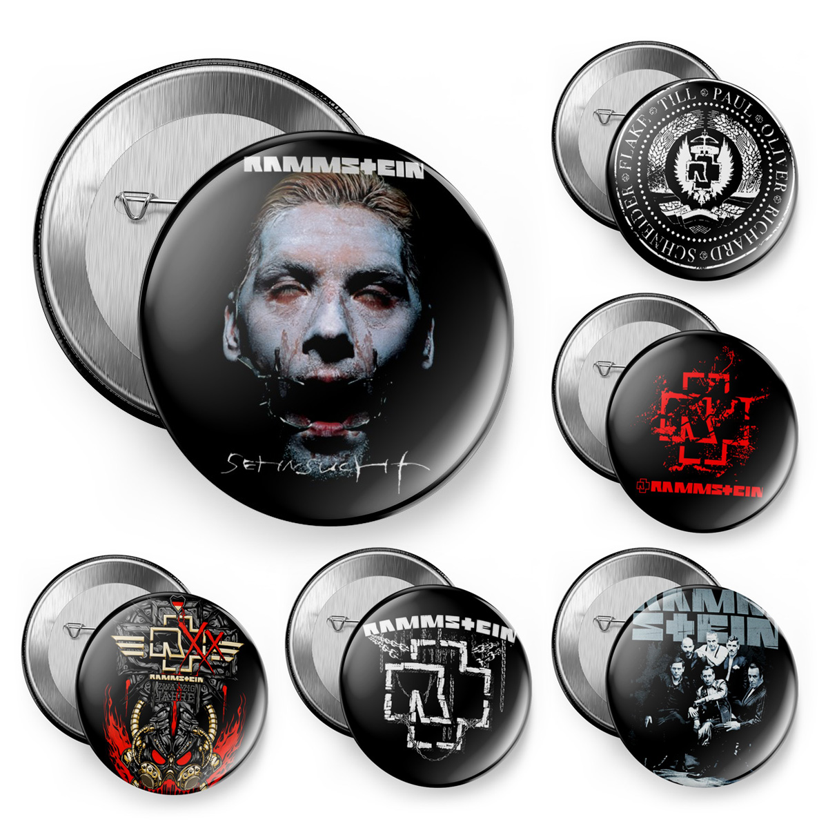 rammstein德国战车胸章冰箱贴