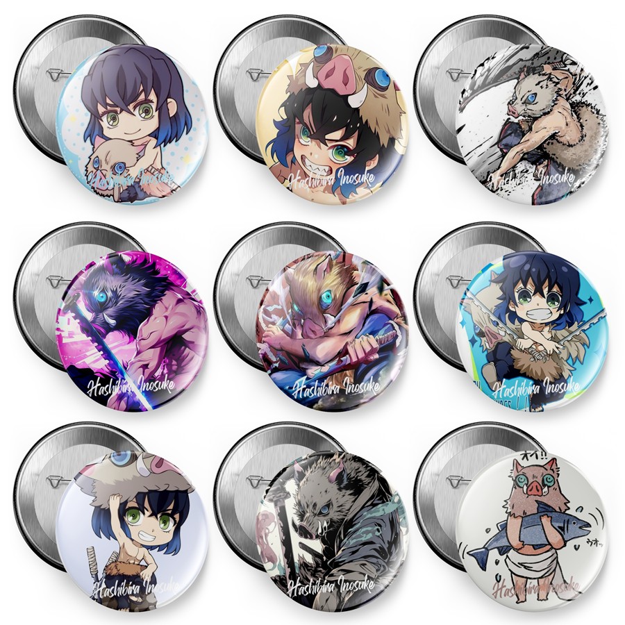 鬼灭之刃吧唧胸章书包挂件冰箱贴