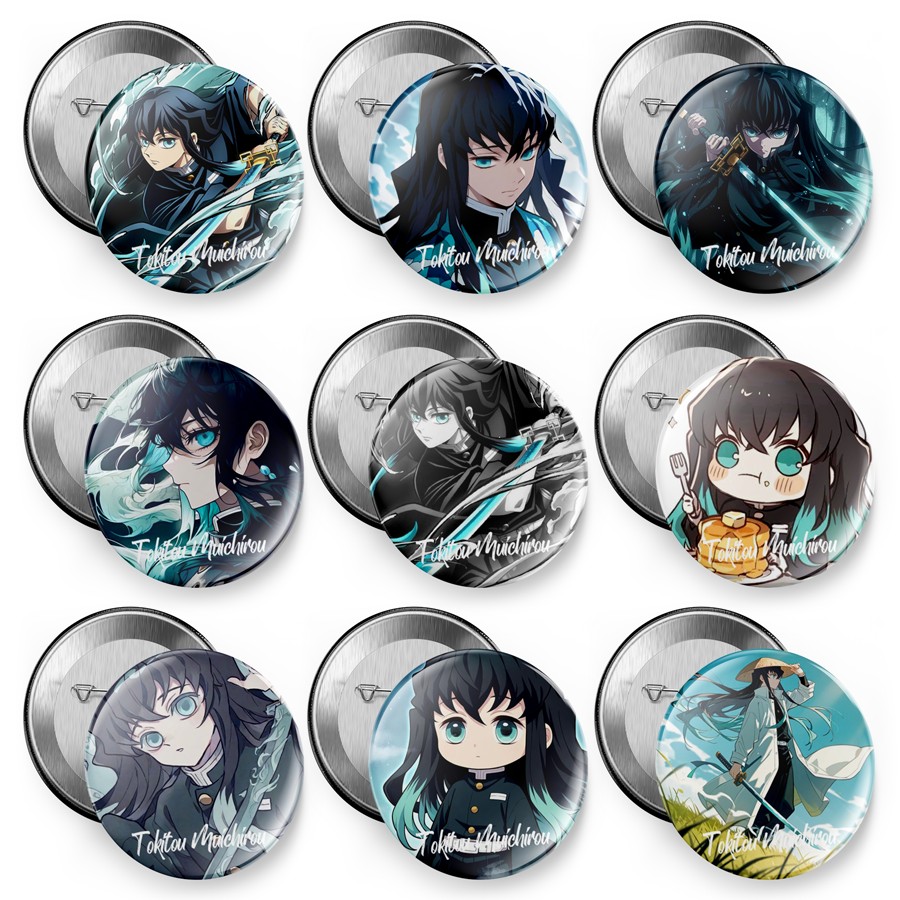 鬼灭之刃吧唧胸章书包挂件冰箱贴