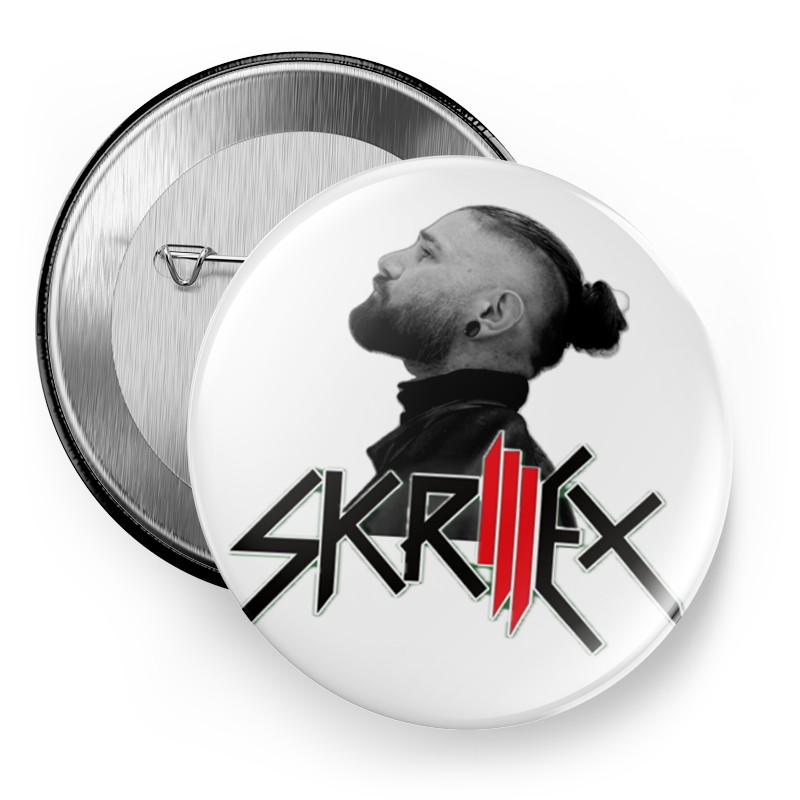 SKRILLEX大神胸章吧唧磁吸冰箱贴