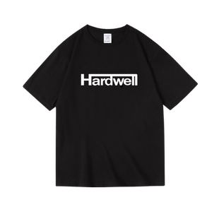 夏季青少年新款男短袖T恤纯棉圆领半袖衣服hardwell 哈德维尔印花