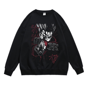 Trigun卡通动漫枪神法修漫画二次元周边卫衣春秋男女宽松套头圆领