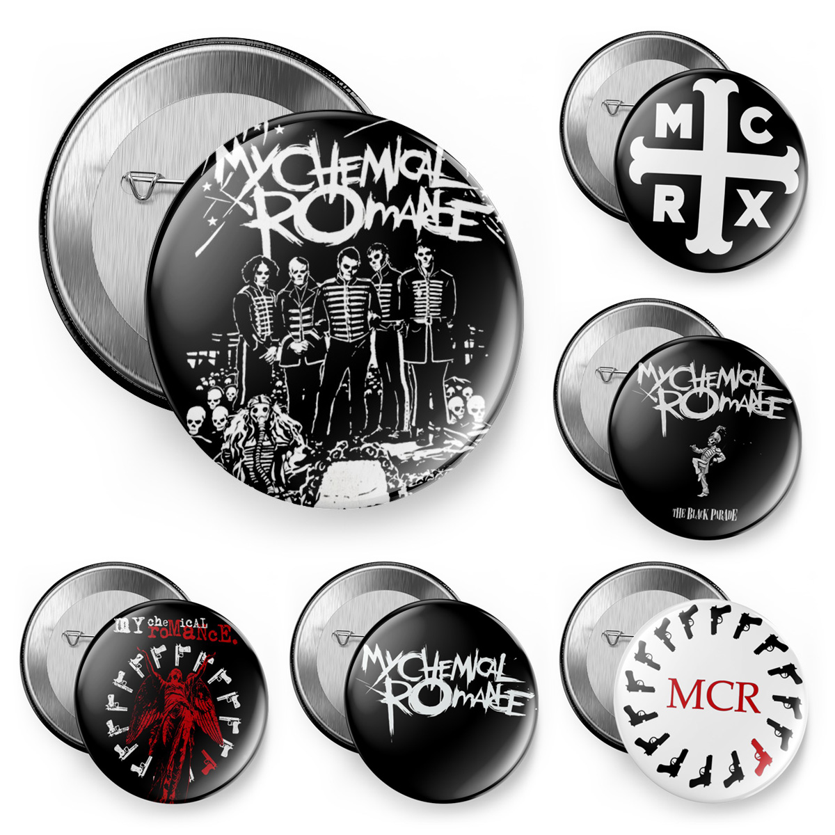 MCR化学浪漫挂件吧唧胸章冰箱贴