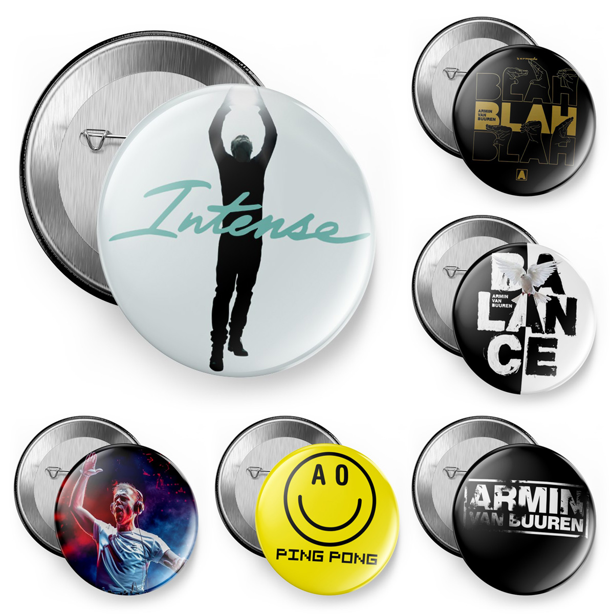 百大DJ吧唧徽章图章别针磁冰箱贴