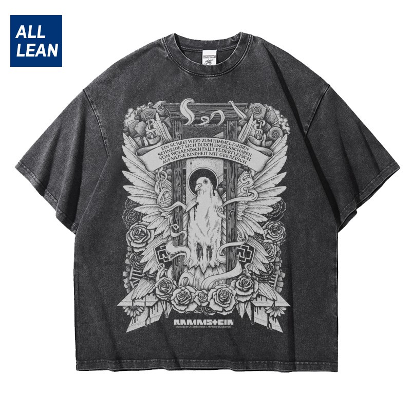 水洗纯棉五分短袖T恤男夏