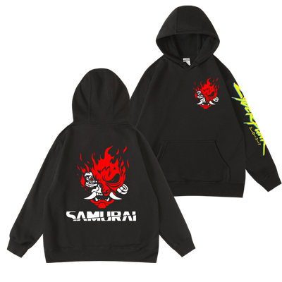 steam赛博朋克2077武侍虎爪旋涡组织帮派周边秋冬男女款潮牌卫衣