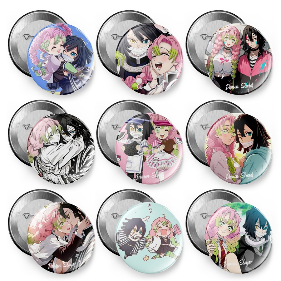 鬼灭之刃吧唧胸章书包挂件冰箱贴