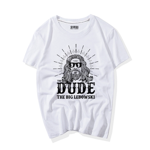 春夏青少年新款男短袖T恤纯棉圆领电影周边衣服谋杀绿脚趾dude