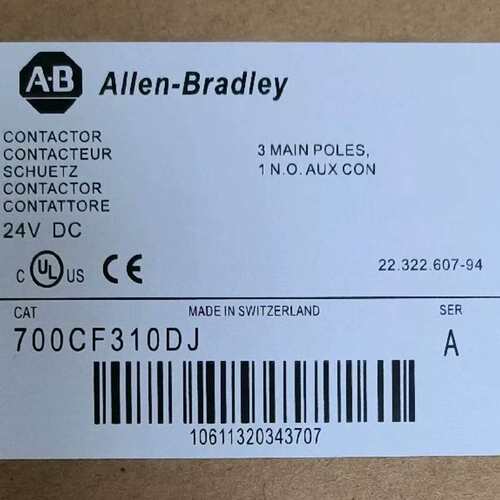 议价Allen-Bradley 700-CF310DJ 接触器 24V DC可维修