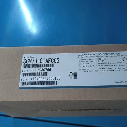 议价未使用安川7系伺服电机SGM7J-01AFC6S可维修