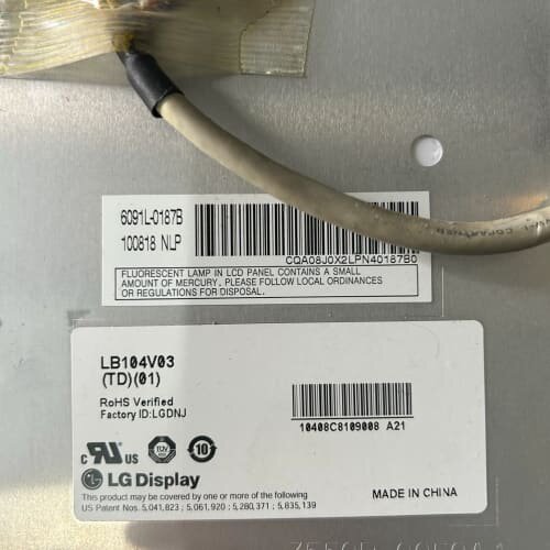 议价 LG10.4寸工业显示屏LB104V03（TD）（01）可维修