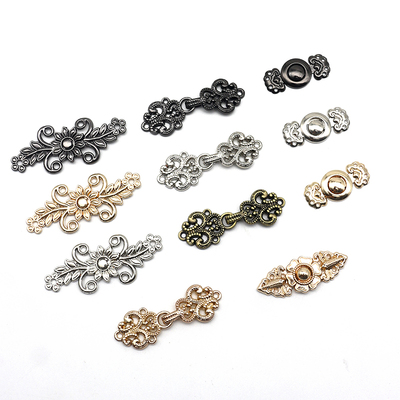 汉服古装旗袍百搭高档子母纽扣