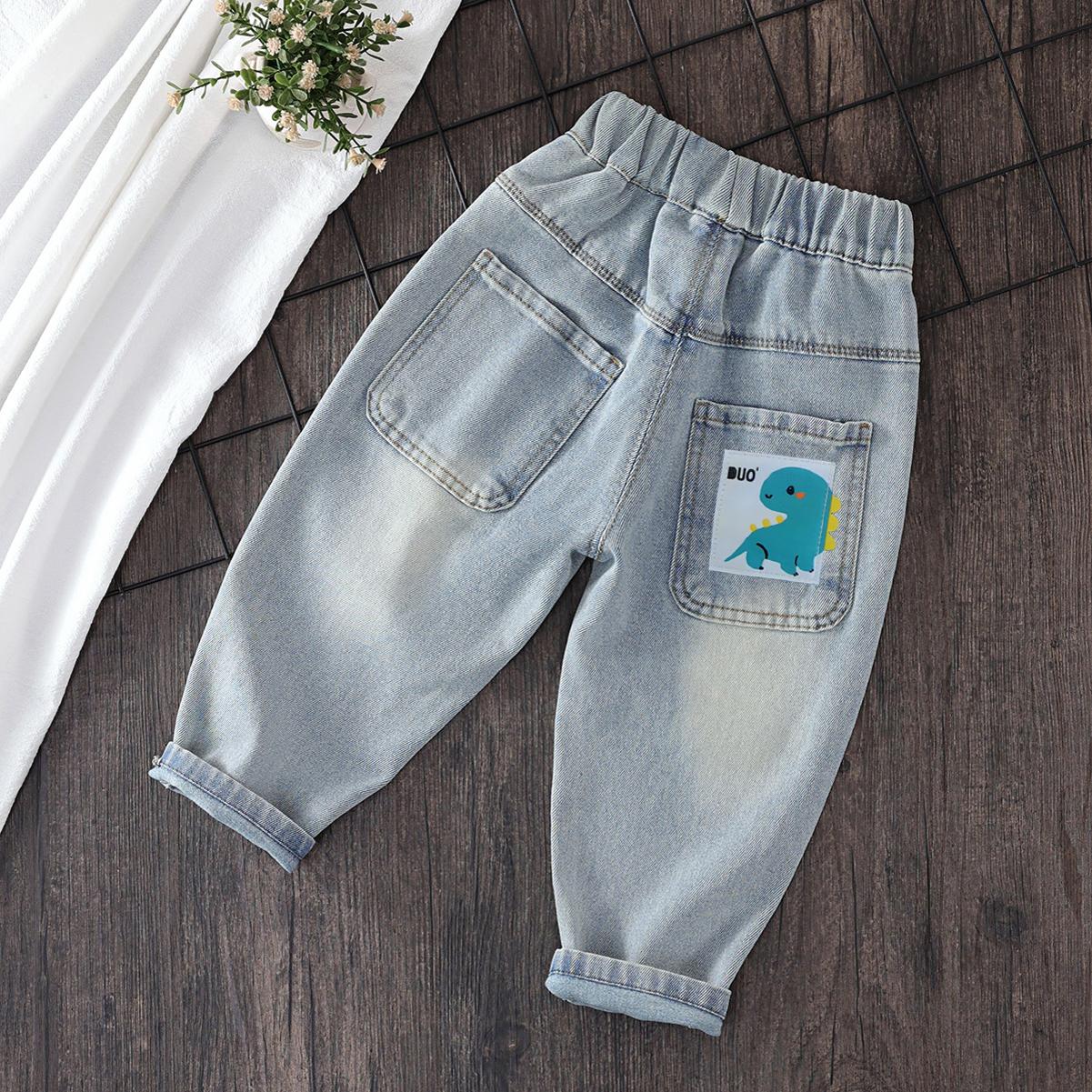 儿童牛仔裤男童春季裤子男孩春装小童休闲长裤春款宝宝百搭长裤潮