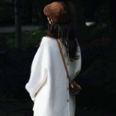 秋冬装搭配一整套高级感小香风软糯慵懒马海毛毛衣裙子针织套装女