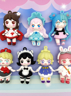 潮玩定制饰品diy滴胶卡通项链