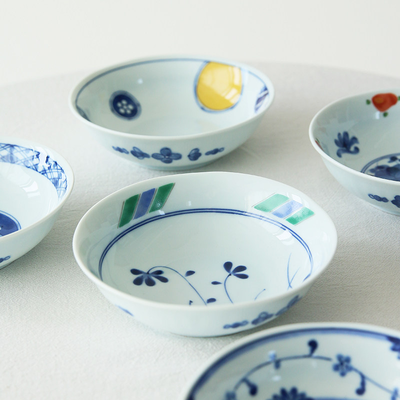 特价 日本进口有田烧/波佐见烧青花彩绘碗盘钵套装 日式餐具,餐饮具,碗,淘宝优惠券,粉丝福利购,淘宝优惠卷