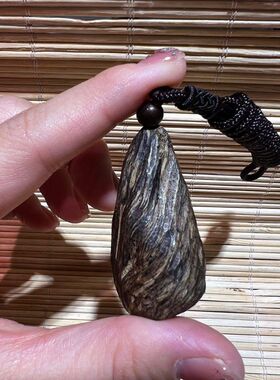 沉水级随形印尼达拉干沉香木吊坠男女款木挂件古风项链小挂坠沉香