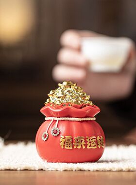 福袋摆件送礼中式家居装饰桌面生日礼物礼品乔迁年会商务伴手礼