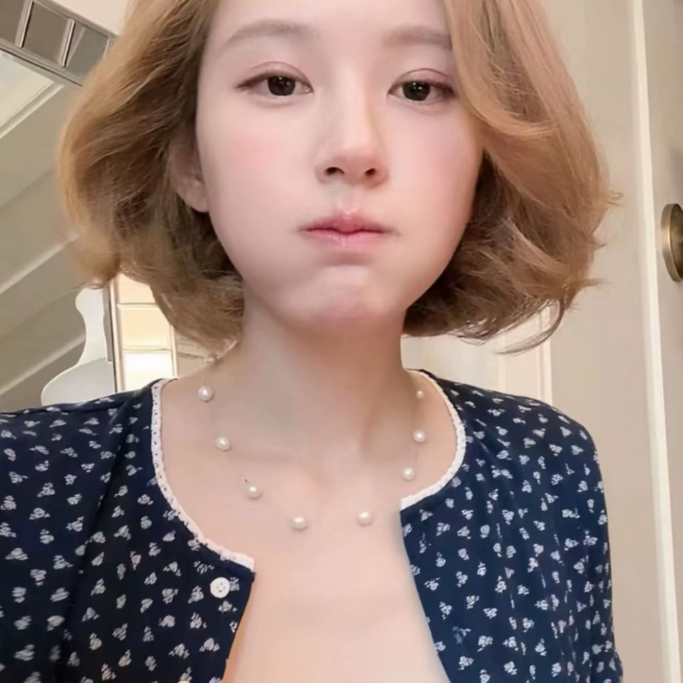 赵露思同款s925纯银施家澳白项链