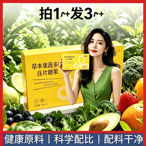 加强版饱腹感控制减少食欲果蔬压片糖果产后顽固型懒人管嘴奶片