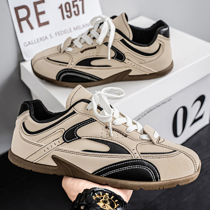 2025春季新款复古德训鞋百搭平底小白阿甘鞋轻便运动鞋休闲鞋男鞋,流行男鞋,单鞋,淘宝优惠券,粉丝福利购,淘宝优惠卷