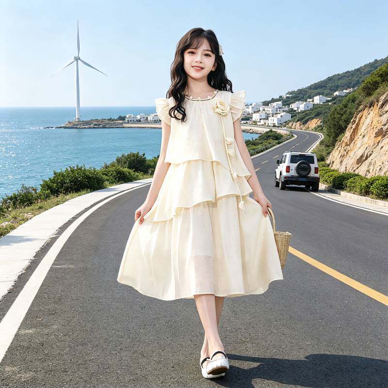 女童连衣裙夏装2026新款洋气儿童独特漂亮裙子女孩夏季绝美公主裙