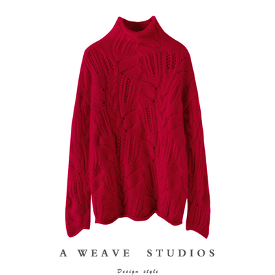 冬凤凰高端100%纯山羊绒衫