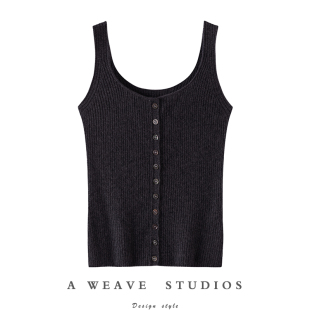 毛衣背心打底衫 圆领山羊绒吊带女纯羊绒开衫 真心显瘦 通勤神器