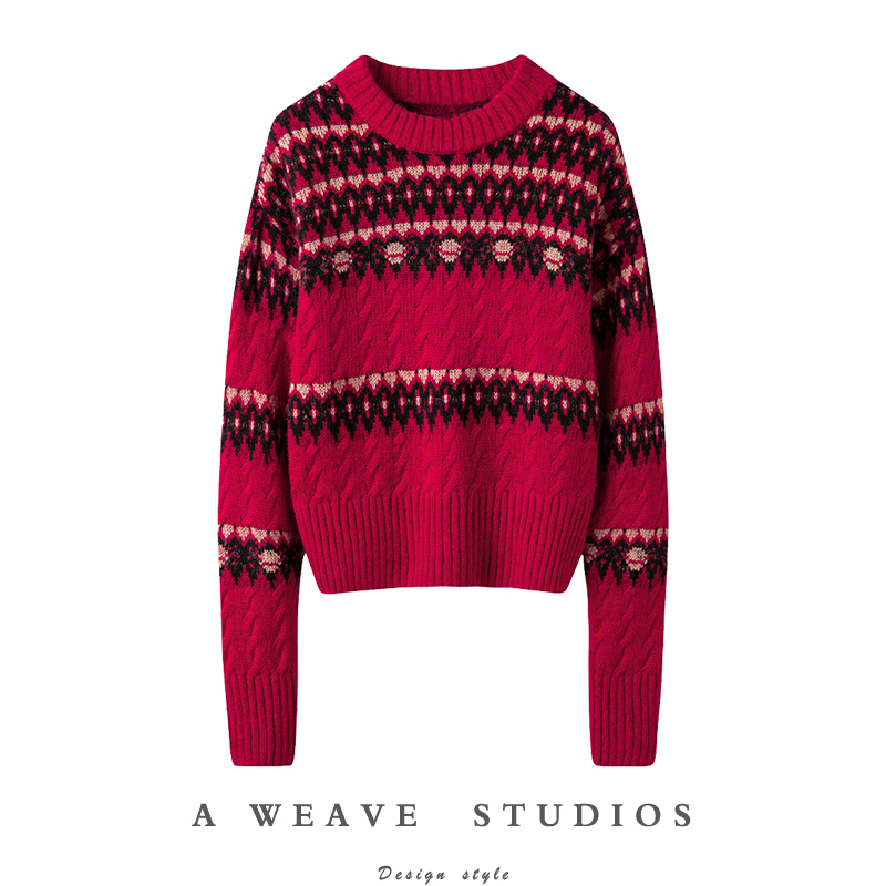 冬凤凰高端100%纯山羊绒衫