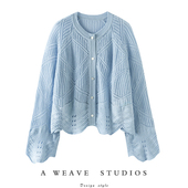 女圆领2025新品 冬凤凰 100%纯山羊绒开衫 针织提花毛衣薄外套百搭