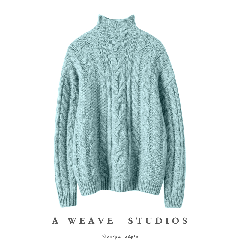 冬凤凰高端100%纯山羊绒衫