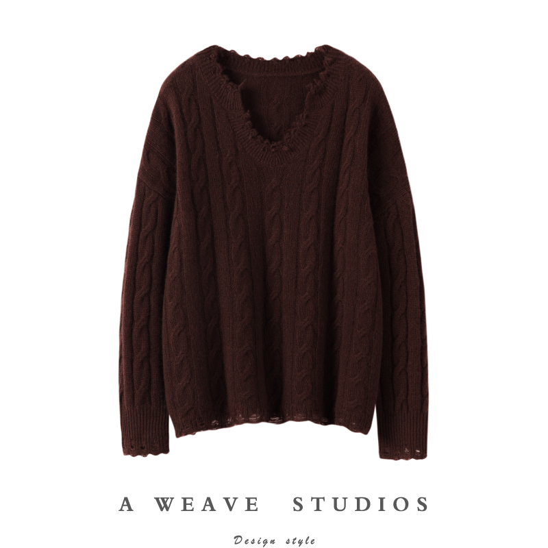 冬凤凰高端100%纯山羊绒衫