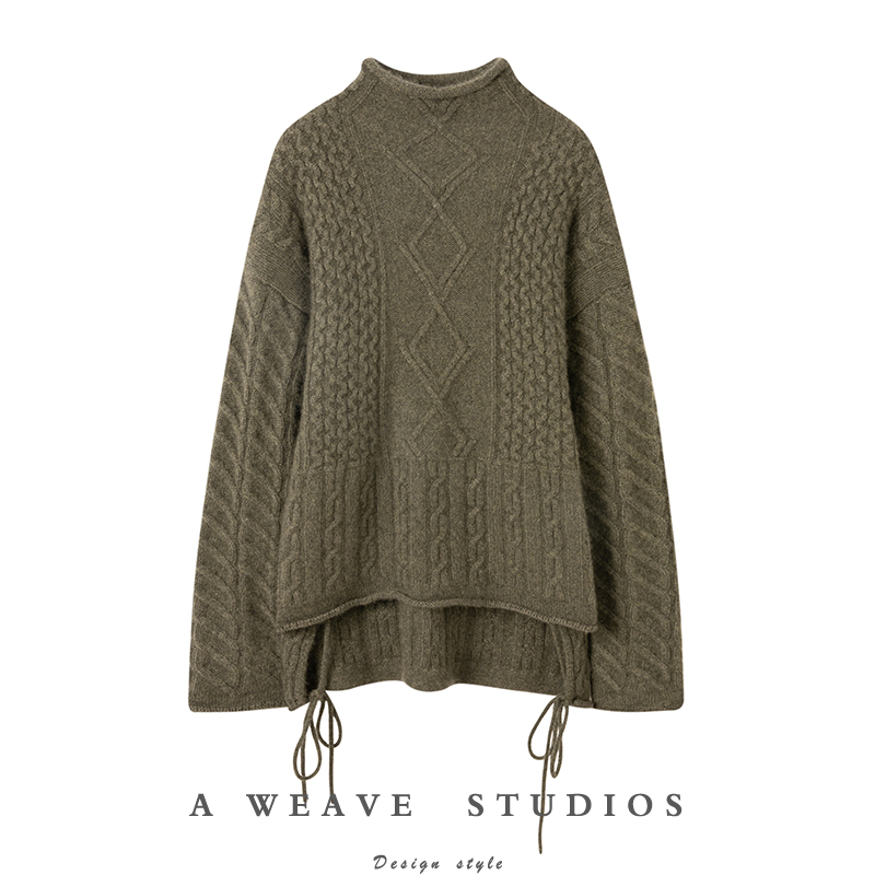 冬凤凰高端100%纯山羊绒衫