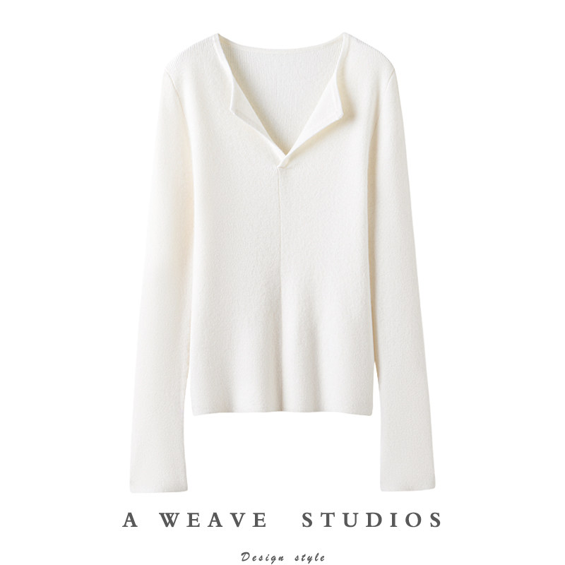 绝美好版型~意大利高端秋冬 100%纯羊绒针织打底衫女,女装/女士精品,羊绒衫,淘宝优惠券,粉丝福利购,淘宝优惠卷