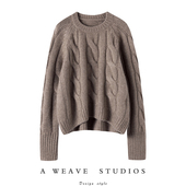 2024秋季 新款 双股羊绒衫 重磅720克 女100纯山羊绒加厚毛衣针织衫