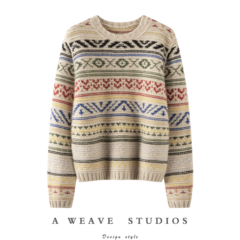 冬凤凰高端100%纯山羊绒衫