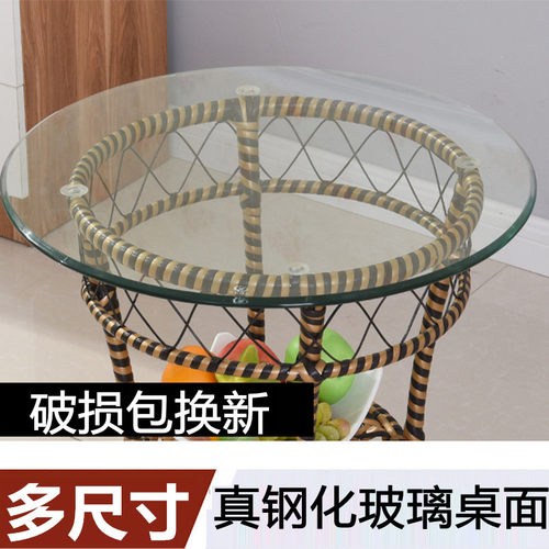 精细打磨圆形钢化玻璃