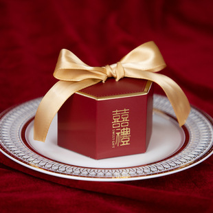 空盒子 礼盒装 2025糖盒结婚喜糖盒创意婚礼糖果包装 盒中式