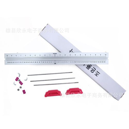 Aluminum alloy measuring ball ruler for measuring the size
