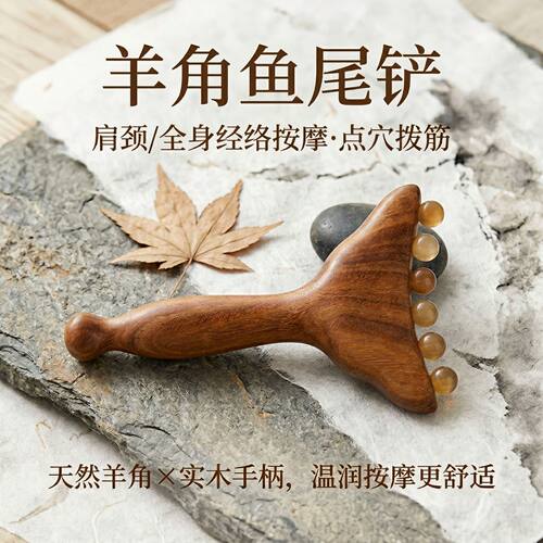 Green sandalwood, sheep horn, small push, meridian comb, fa
