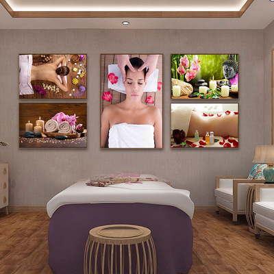 Beauty salons, health centers, decorative paintings, Thai s